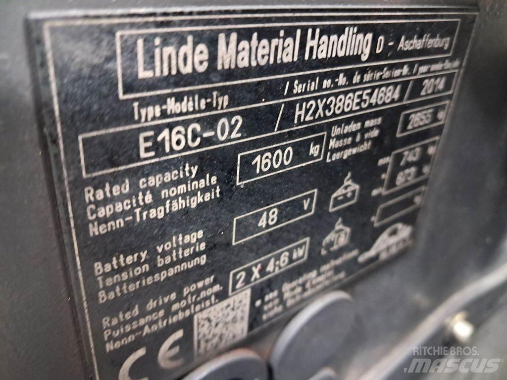 Linde E16C-02 Carrelli elevatori elettrici