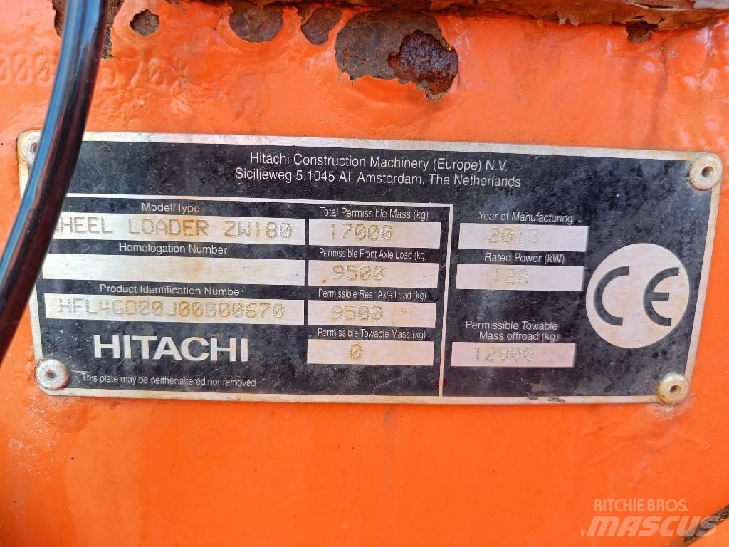 Hitachi ZW 180 Pale gommate