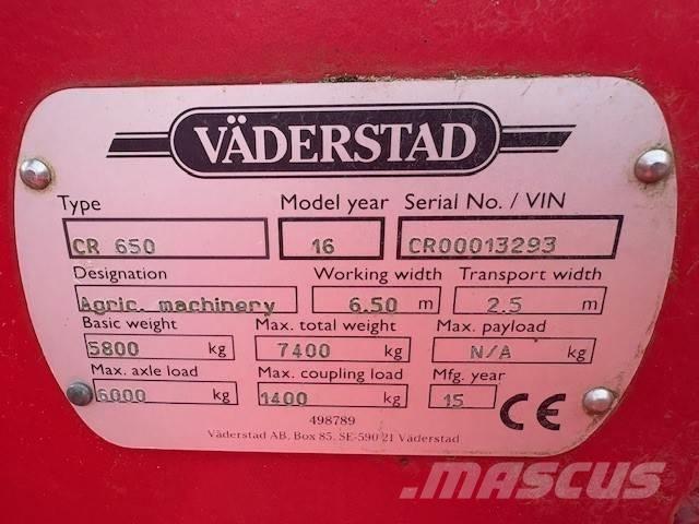 Väderstad Carrier650 Erpici a dischi