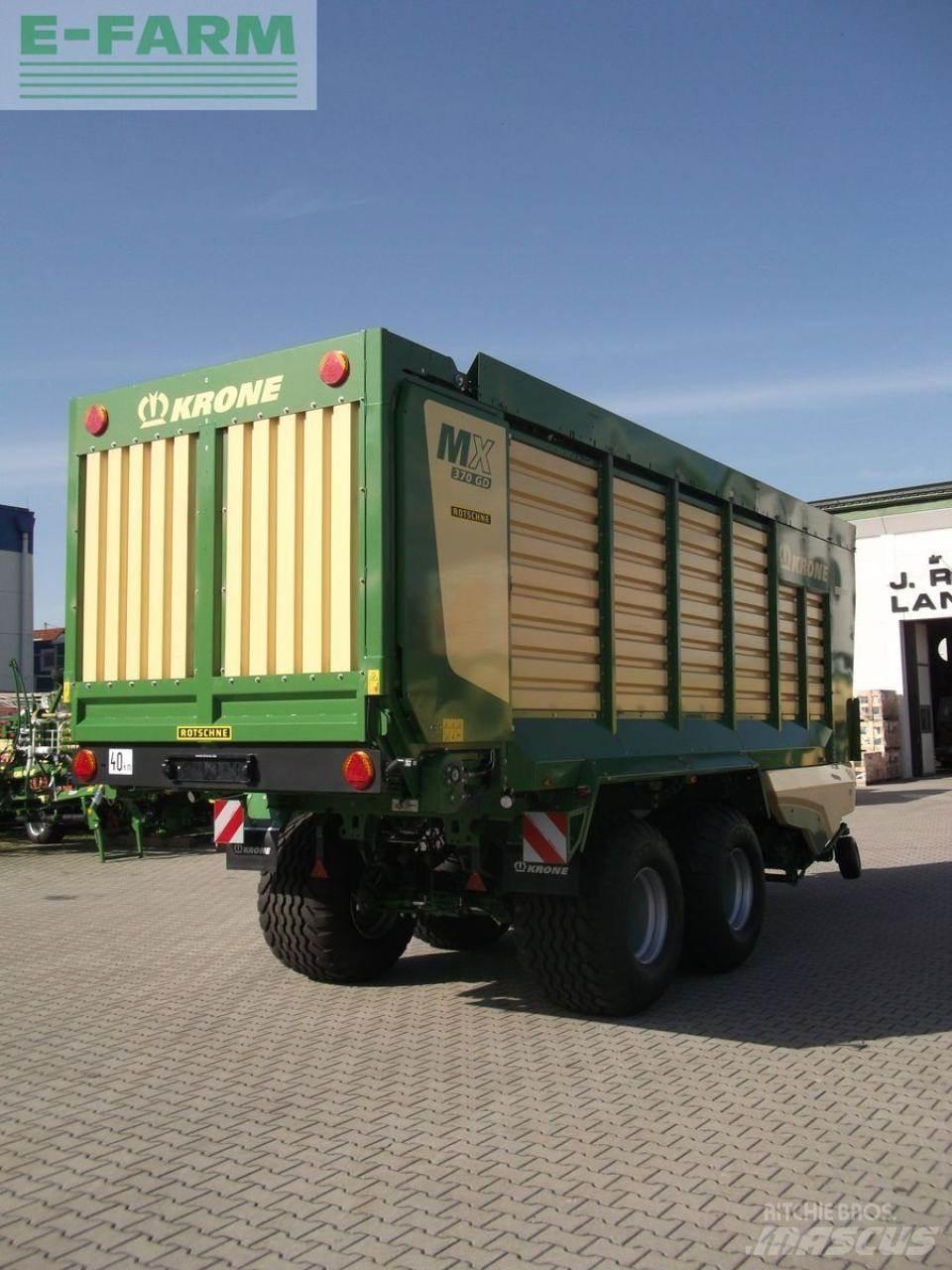 Krone mx 370 gd Carri per la granella