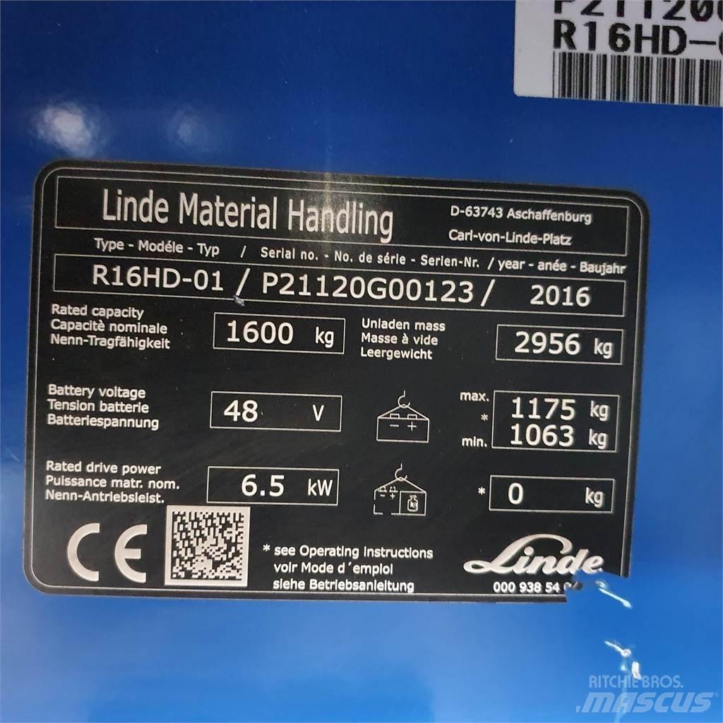 Linde R16HD Carrello retrattile