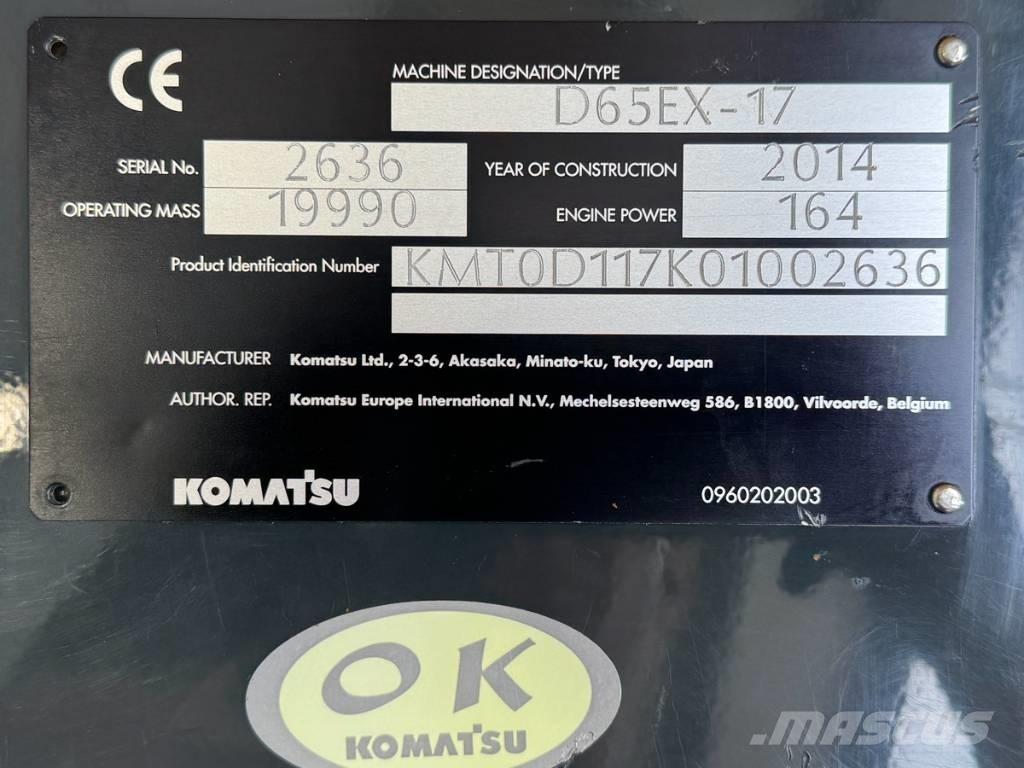 Komatsu D 65 EX-17 Dozer cingolati