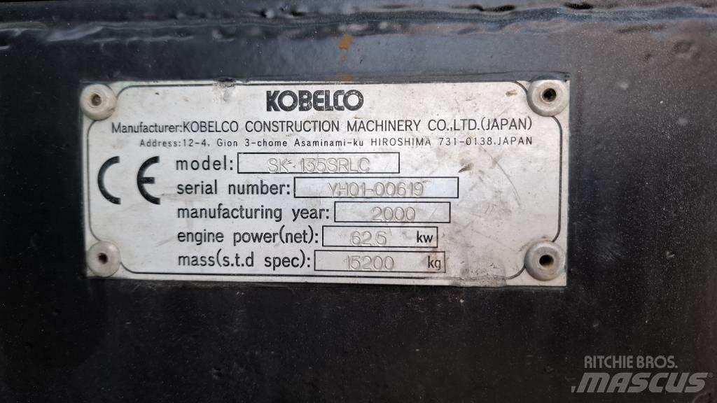 Kobelco SK 135 SR LC Escavatori cingolati