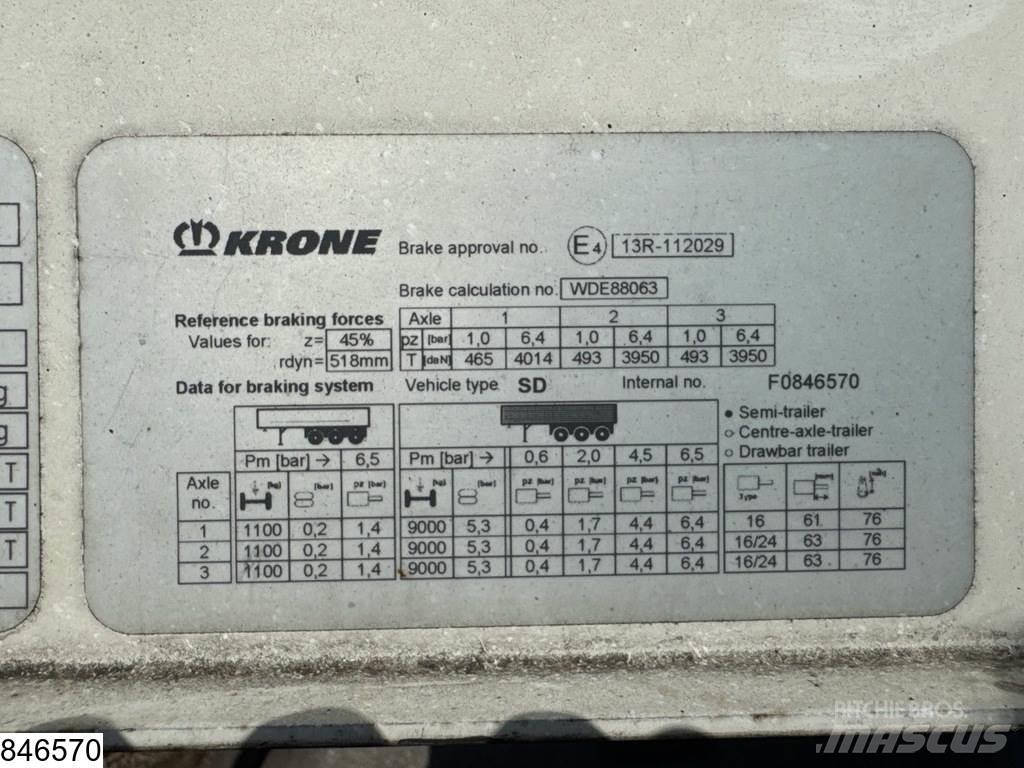 Krone Tautliner Semirimorchi tautliner
