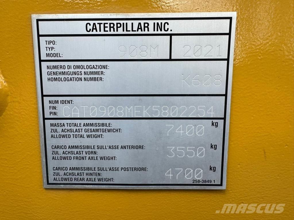 CAT 908M Pale gommate