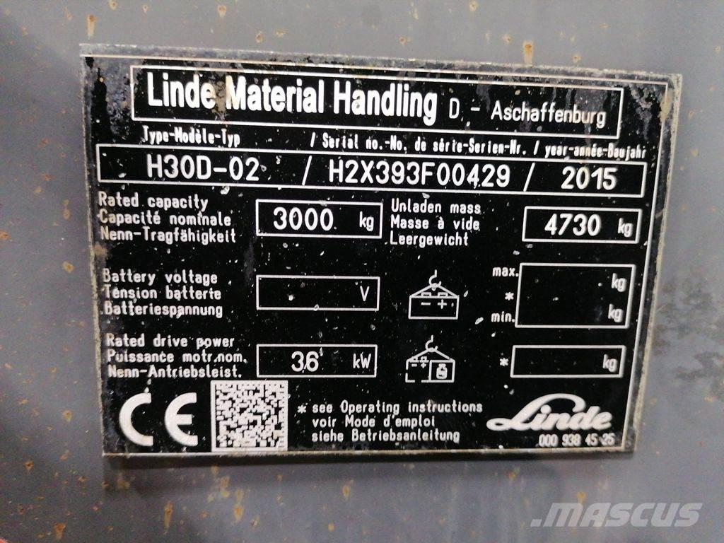 Linde H30D-02 Carrelli elevatori diesel