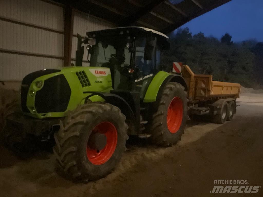 CLAAS ARION 650 cis + Trattori