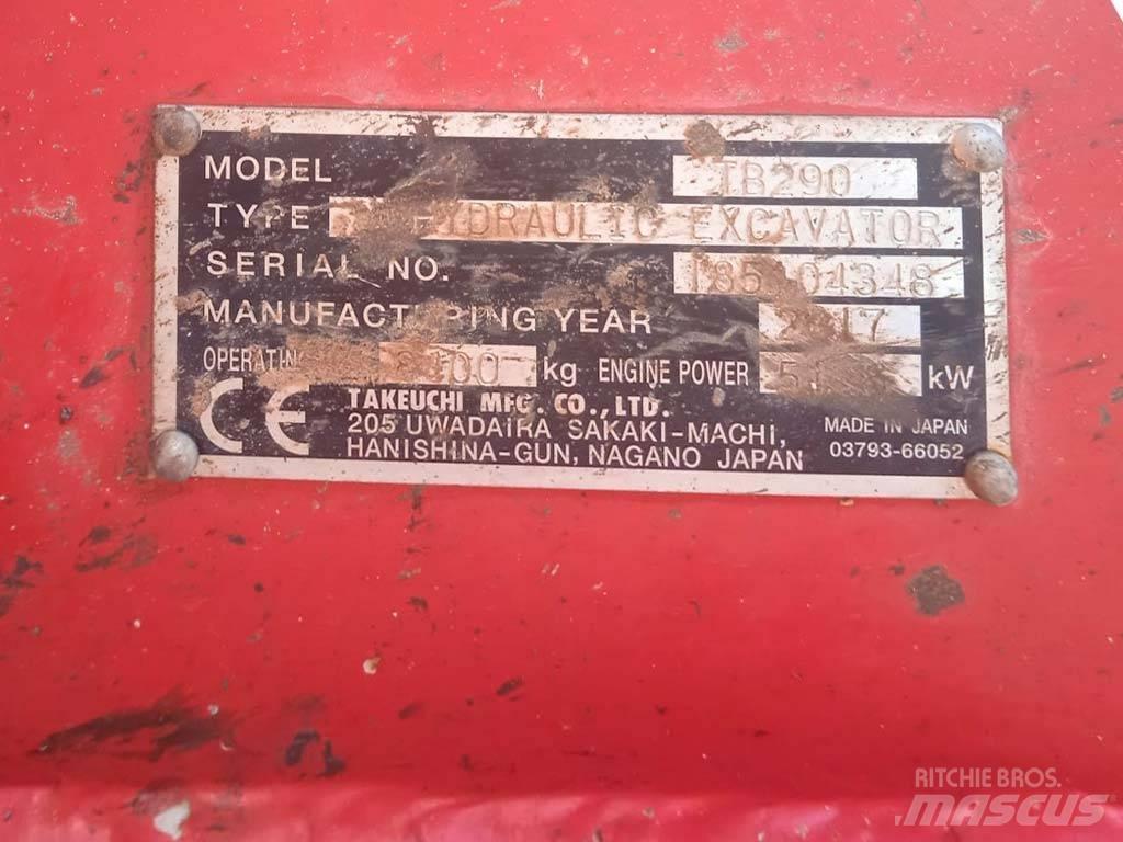 Takeuchi TB290 Miniescavatori
