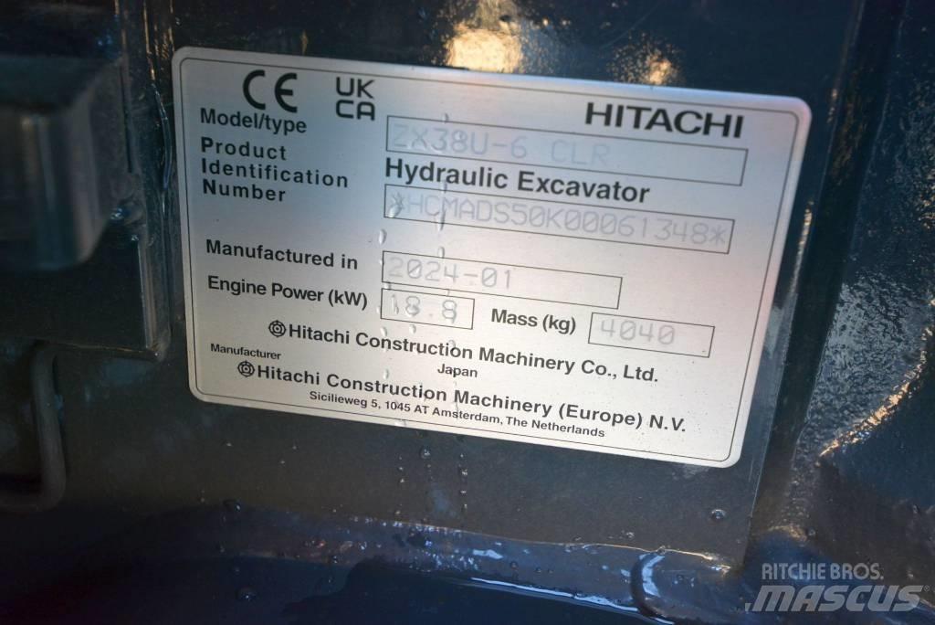 Hitachi ZX 38 U-6 Miniescavatori
