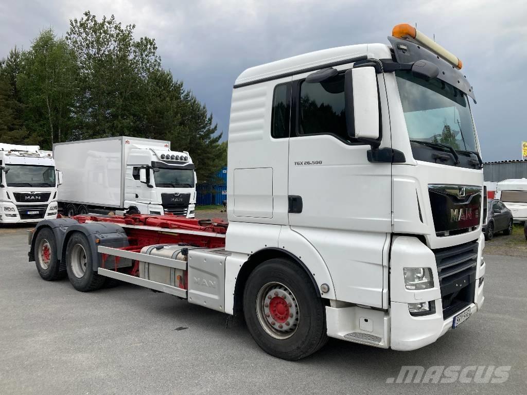 MAN TGX 26.500 6X2 Camion con gancio di sollevamento