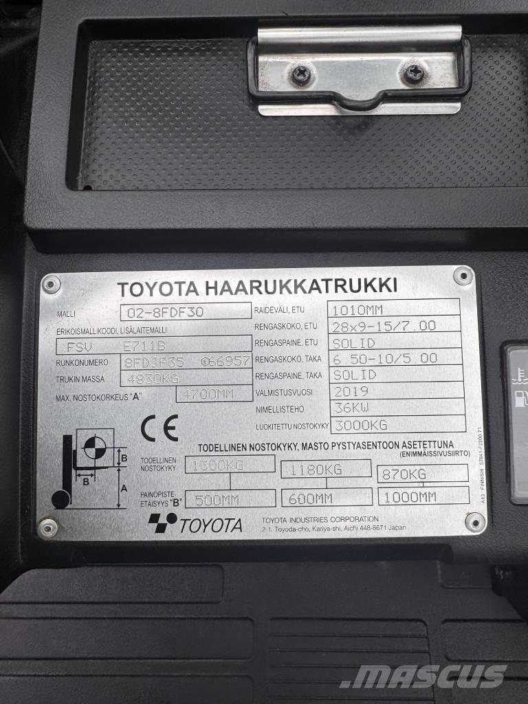 Toyota 02-8 FDF 30 Carrelli elevatori diesel