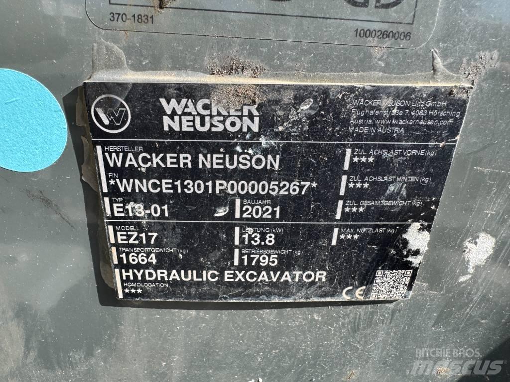 Wacker Neuson EZ17 Escavatori cingolati