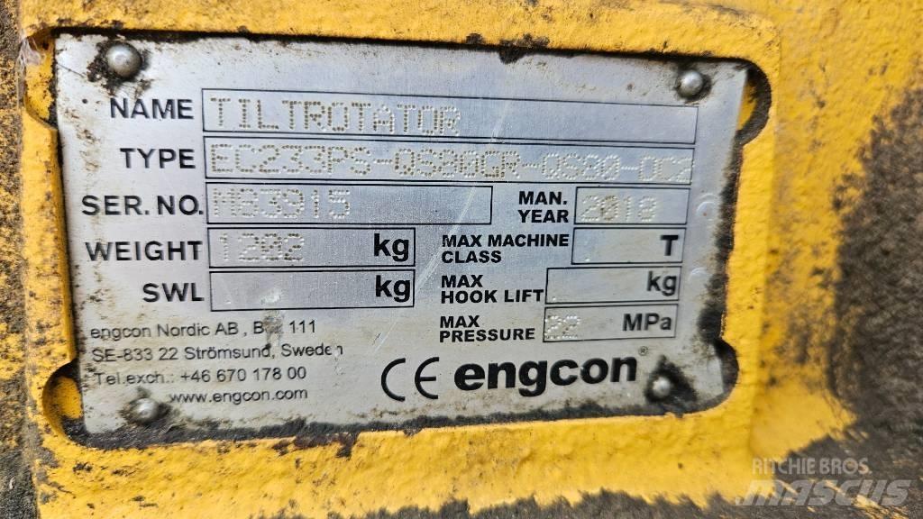 Engcon EC233PS Pale a rotazione