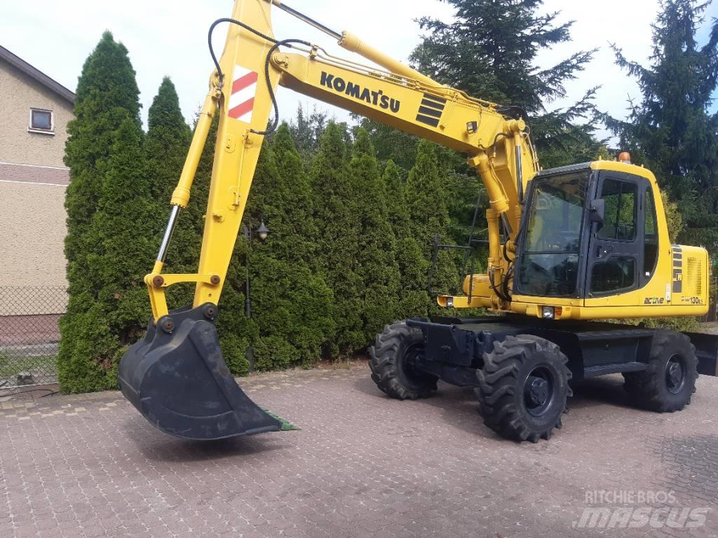 Komatsu PW 130-7 Escavatori gommati