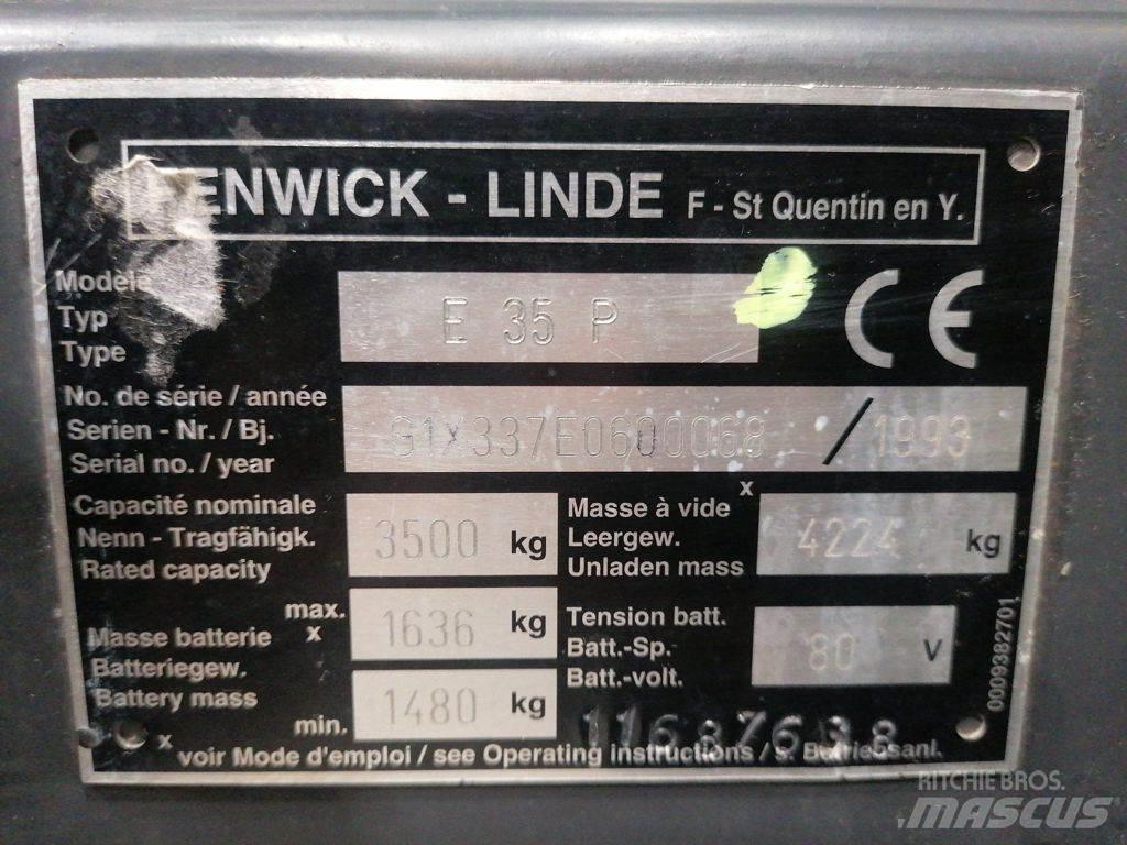 Linde E35P Carrelli elevatori elettrici