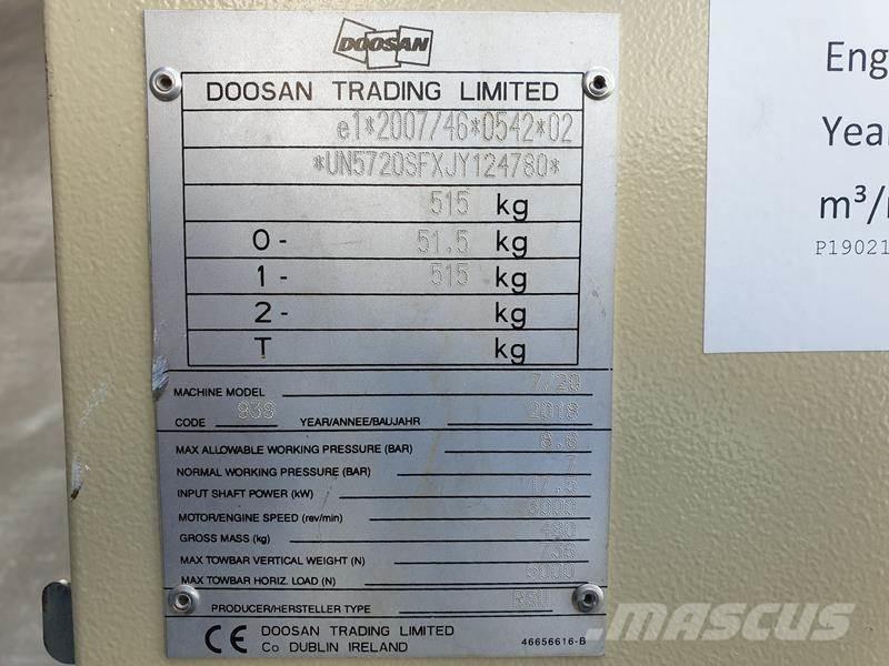 Doosan 7 / 20 Compressori