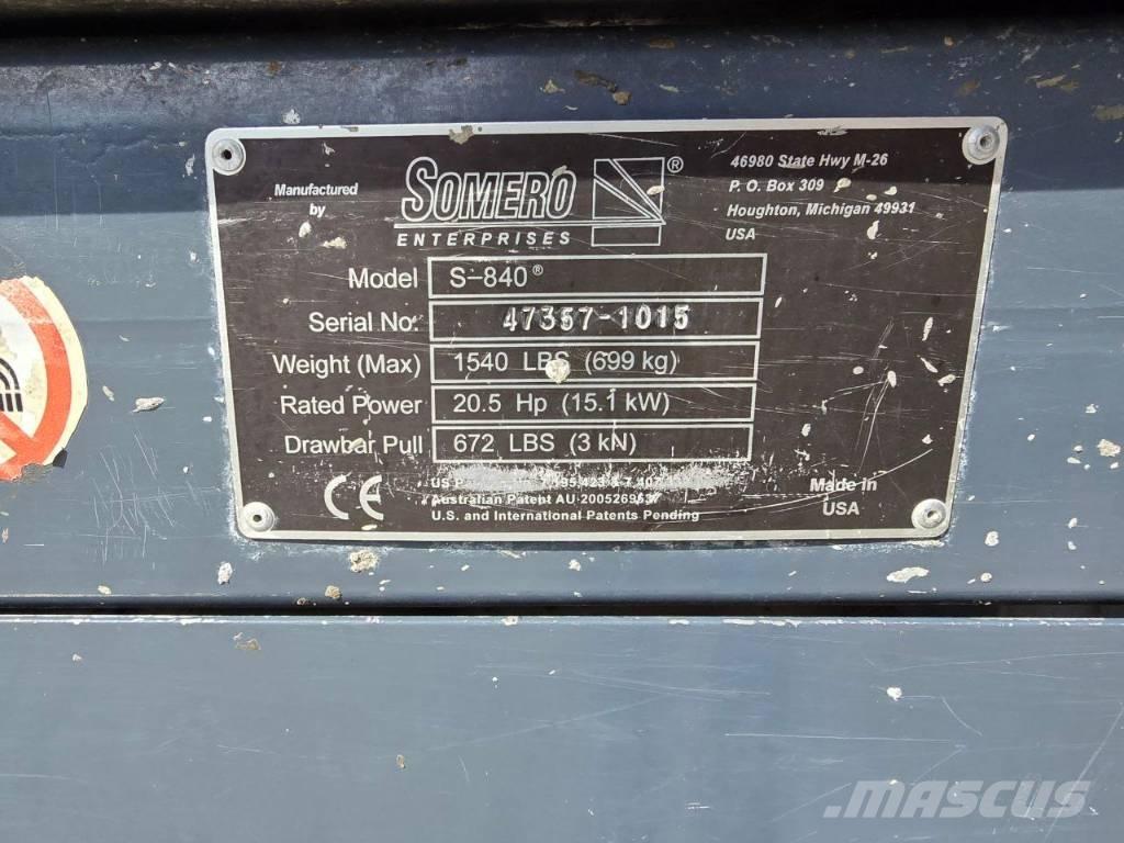 Somero S840 Pompe per calcestruzzo carrellate
