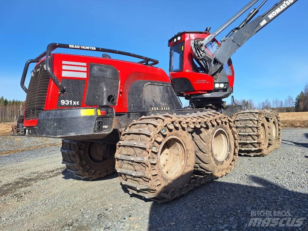Komatsu 931 XC Abbattitrici, Disboscatrici