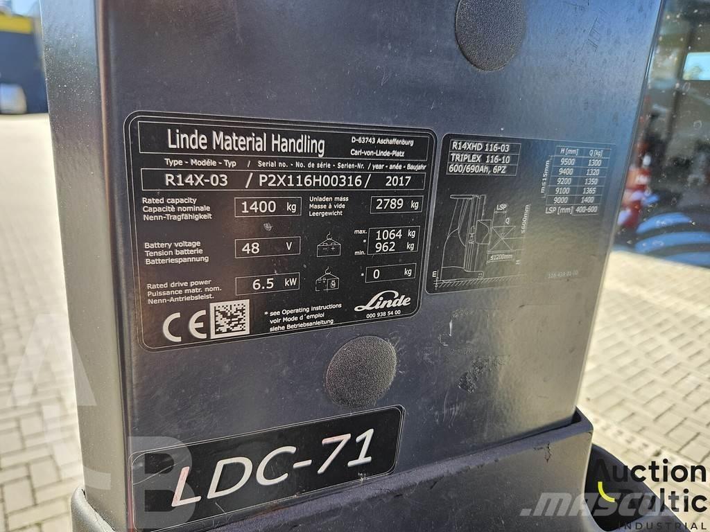 Linde R14X-03 Commissionatore medio livello