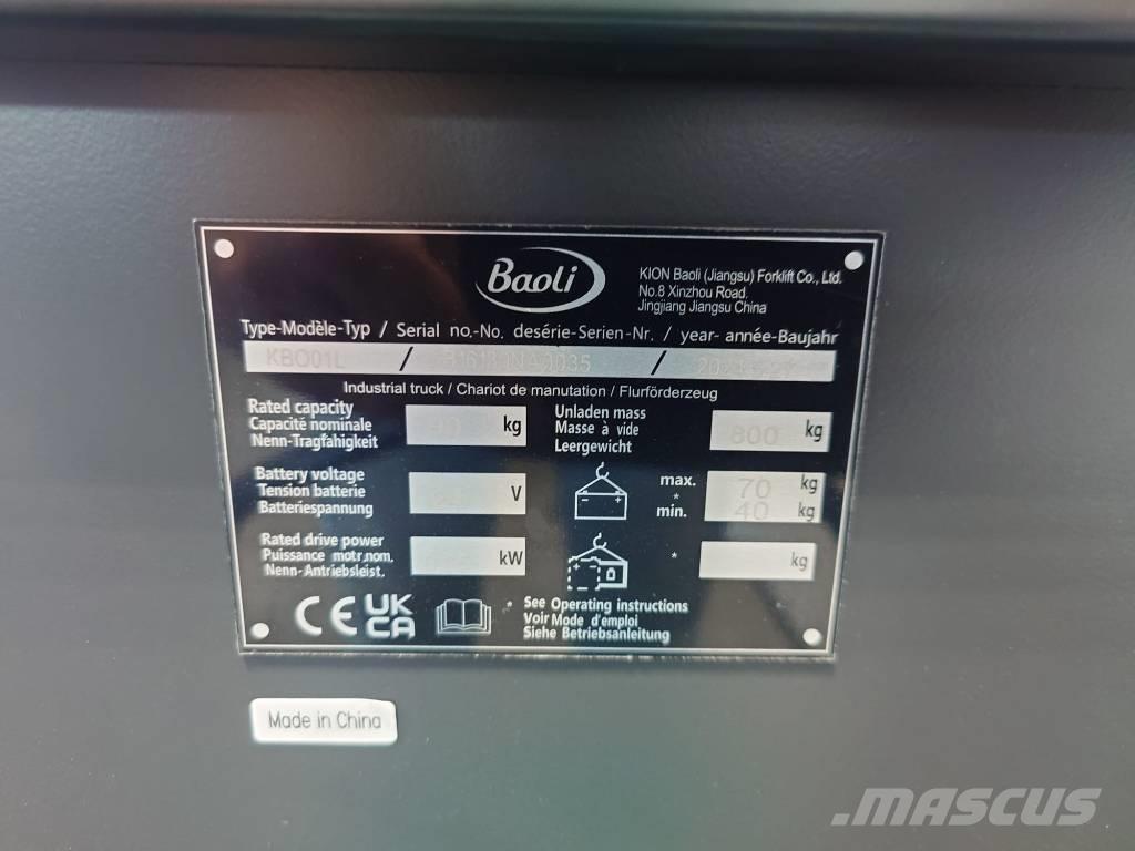 Baoli KBO-01L Li-ION Commissionatore medio livello