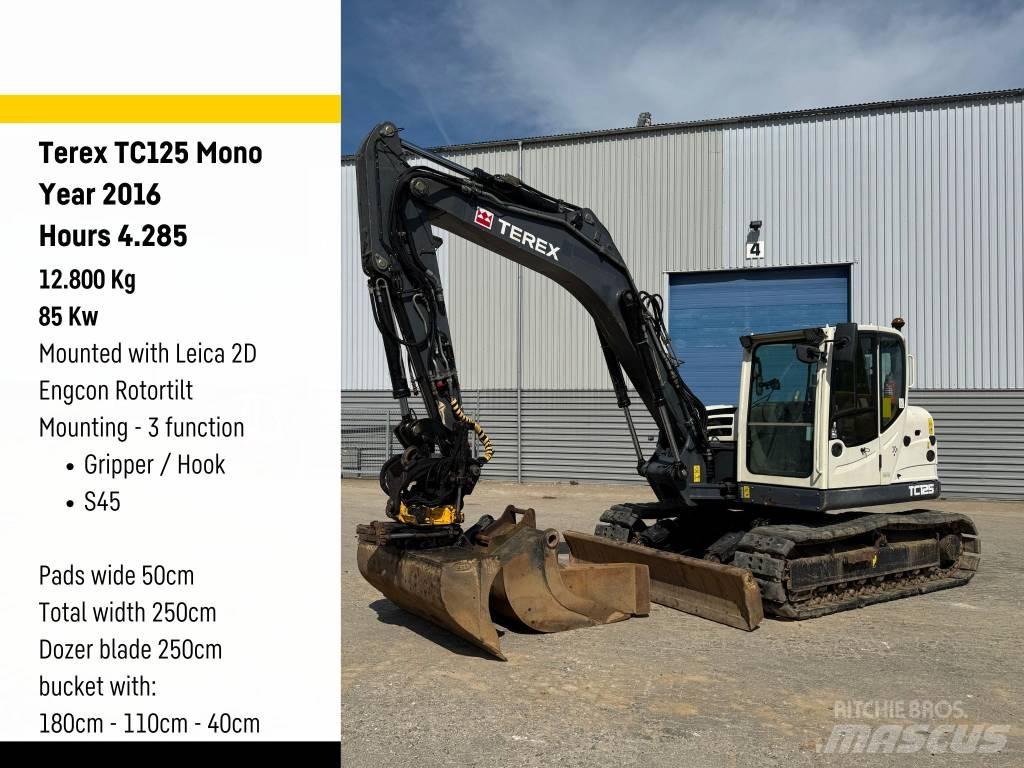 Terex Ecotec TC125 Escavatori medi 7t - 12t