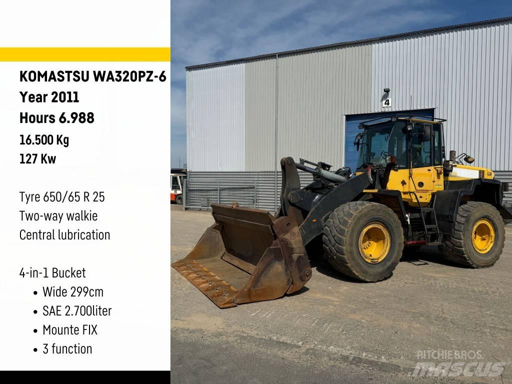 Komatsu WA320PZ-6 Pale gommate