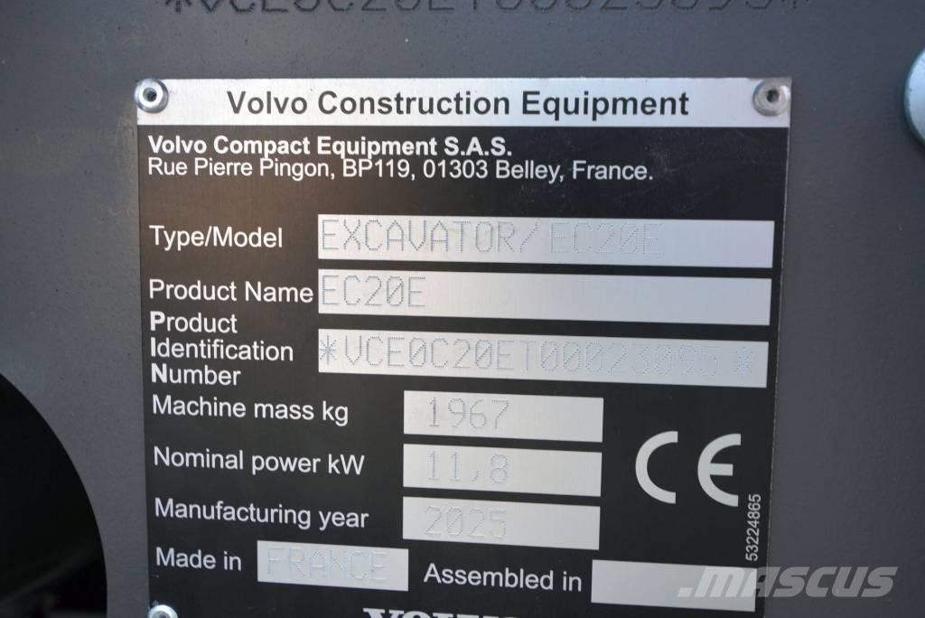 Volvo EC 20 E Miniescavatori
