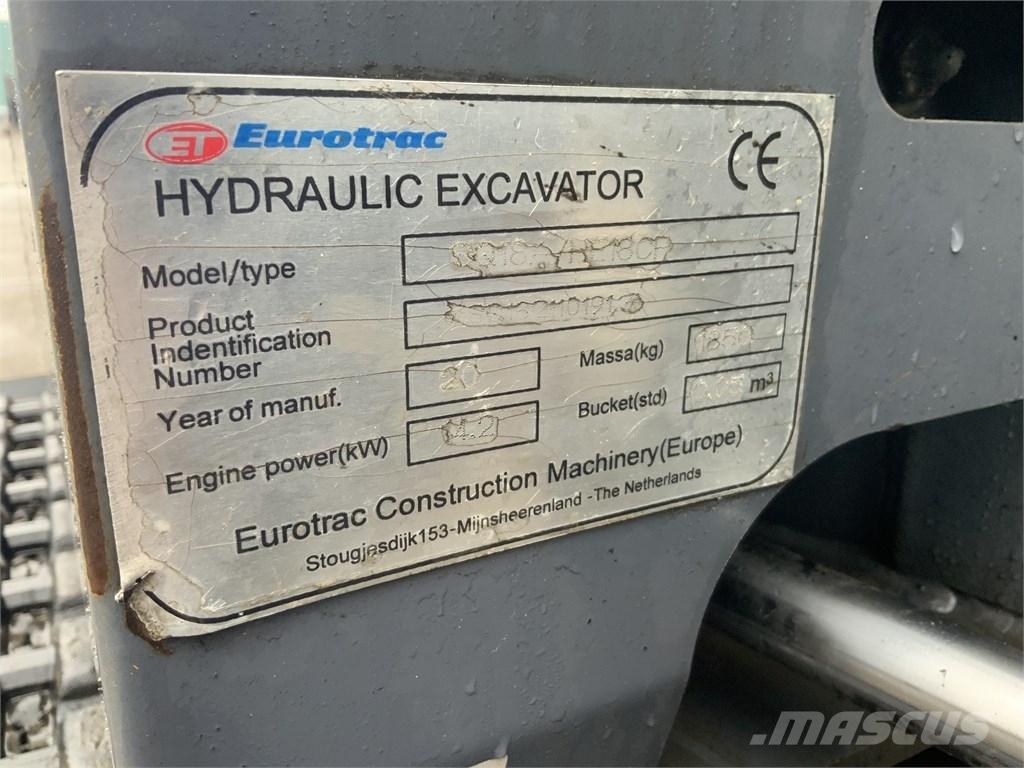 Eurotrac HE 18 Miniescavatori