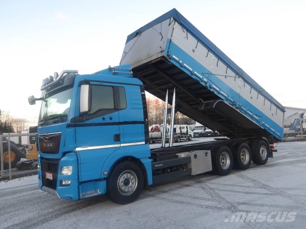 MAN TGX 35.560 8x4 Autocarro agricolo / grano