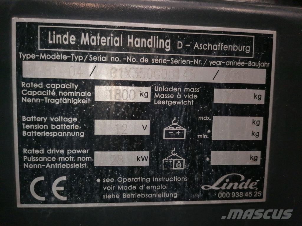 Linde H18T-04 Carrelli elevatori GPL