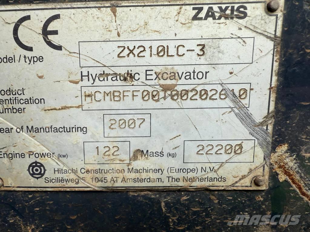 Hitachi ZX 210 LC-3 Escavatori cingolati