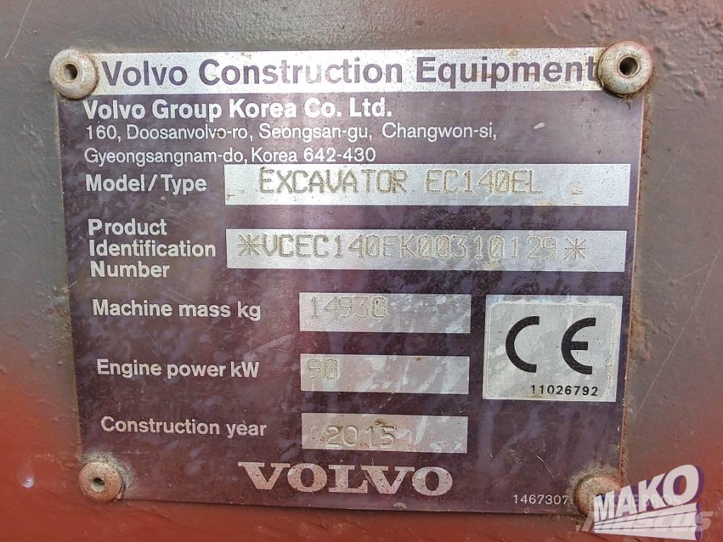 Volvo EC 140 EL Escavatori cingolati