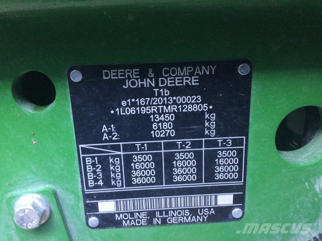 John Deere 6195R Trattori