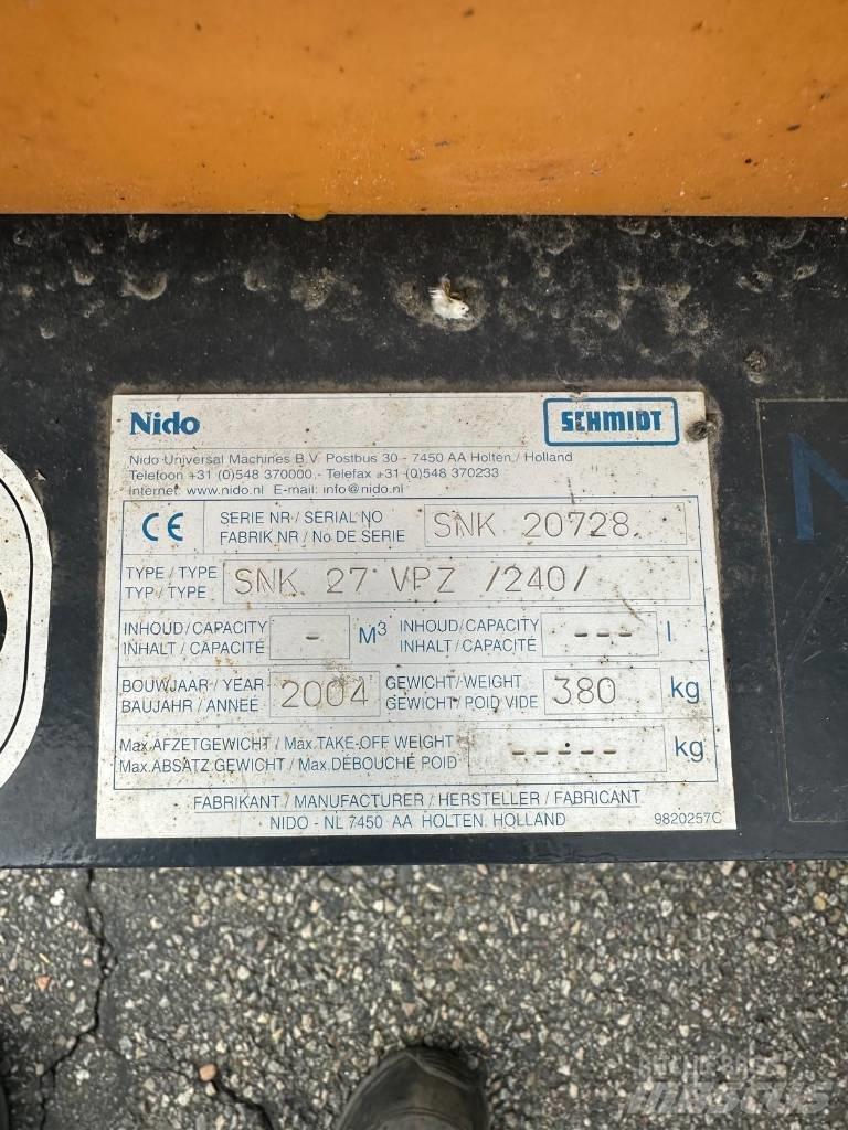 Nido SNK 27 VPZ Lame spazzaneve e aratri