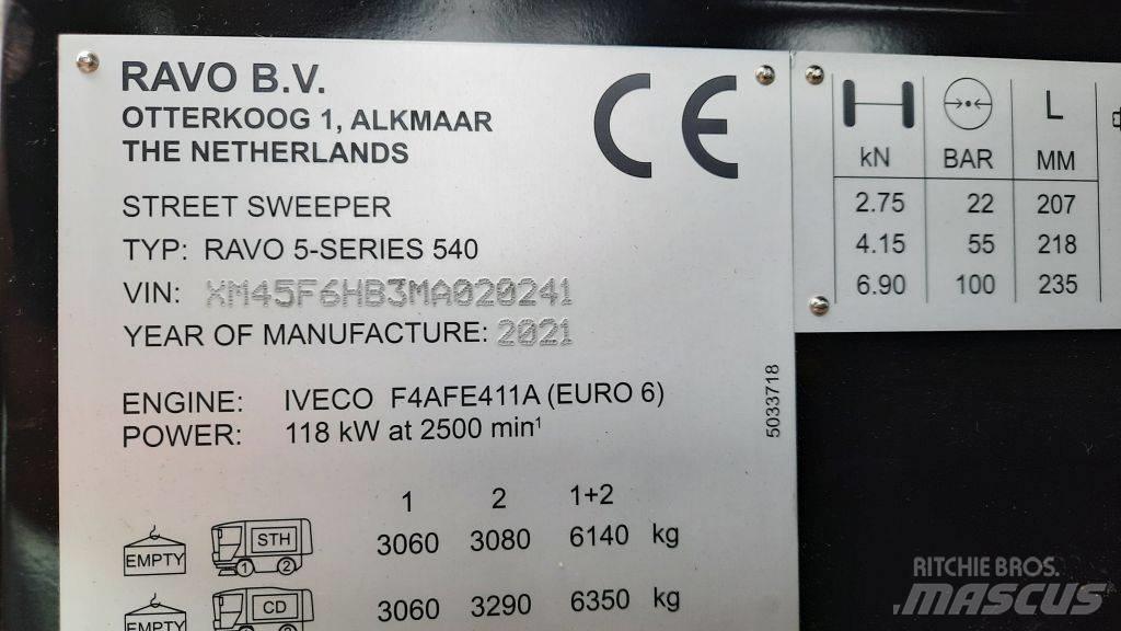 Ravo 540STH Spazzatrici