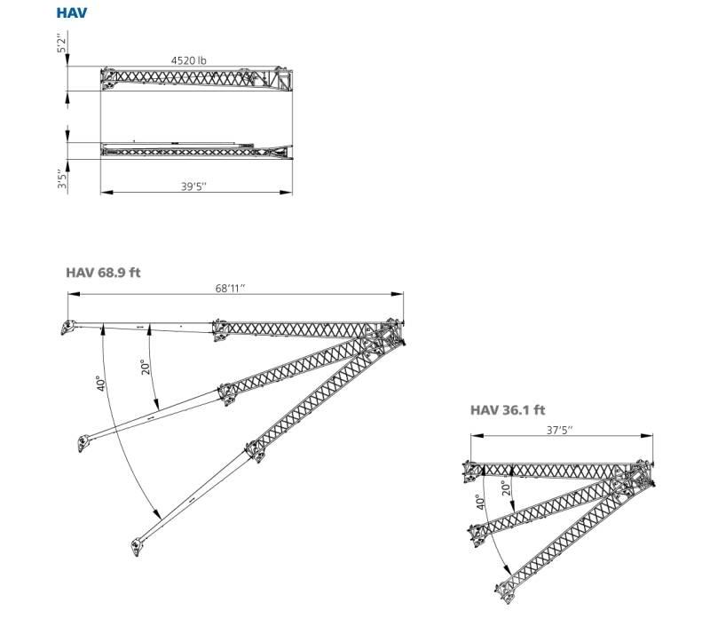 Demag AC 220-5 Parti e equipaggiamenti per Gru