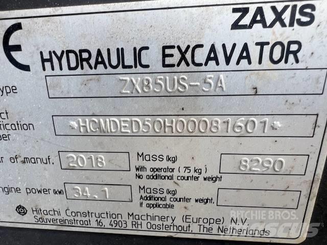 Hitachi ZX85US-5A Escavatori medi 7t - 12t