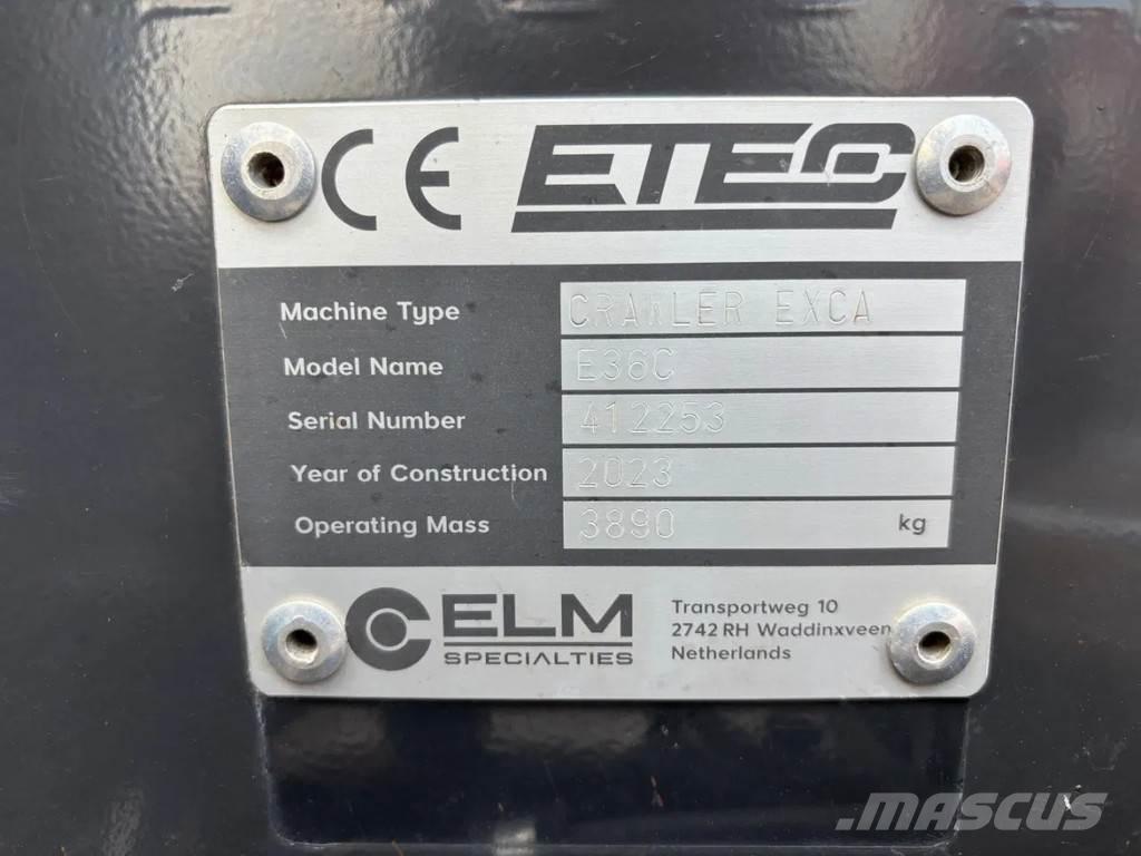 Etec E36C Miniescavatori