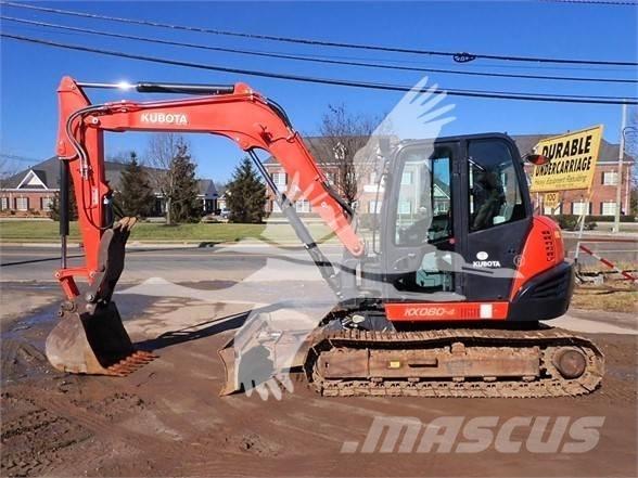 Kubota KX080-4 Escavatori cingolati