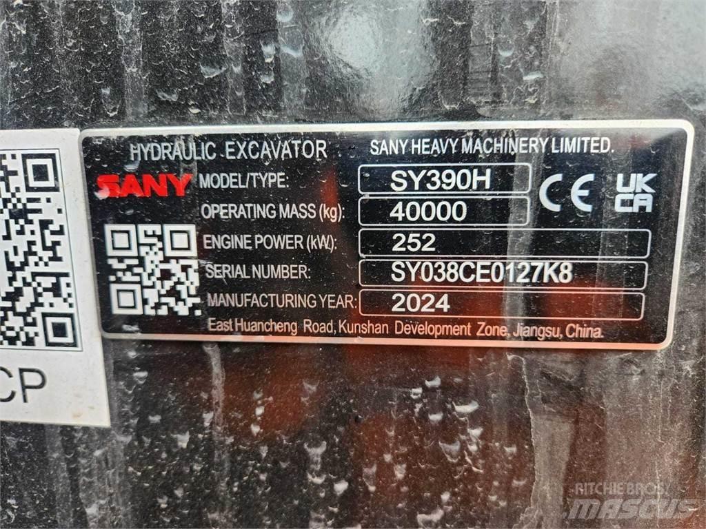 Sany SY390H Escavatori cingolati