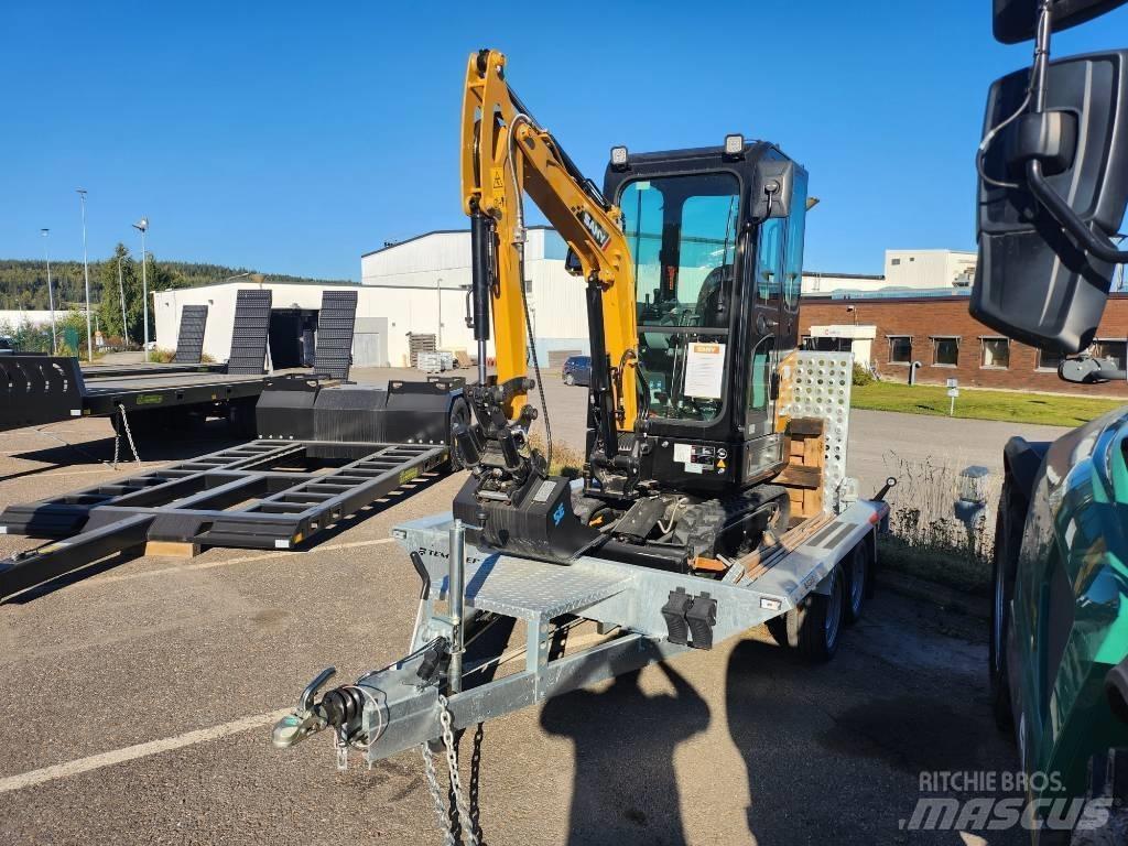 Sany 1.8 T Med Släp Miniescavatori