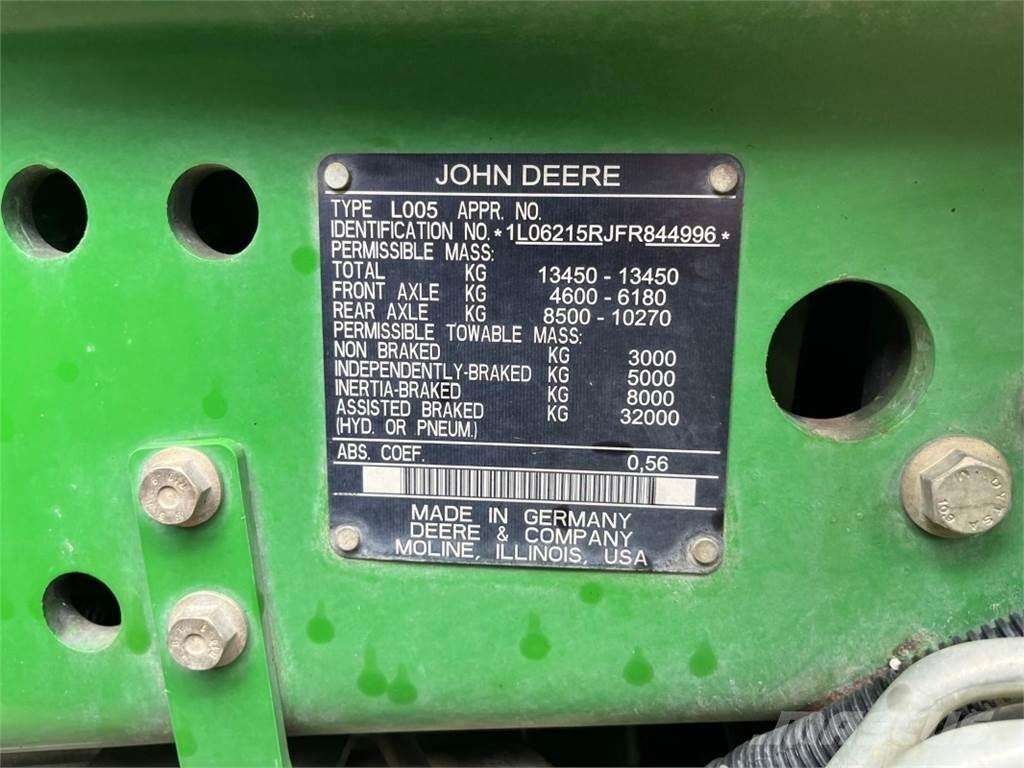 John Deere 6215R Trattori