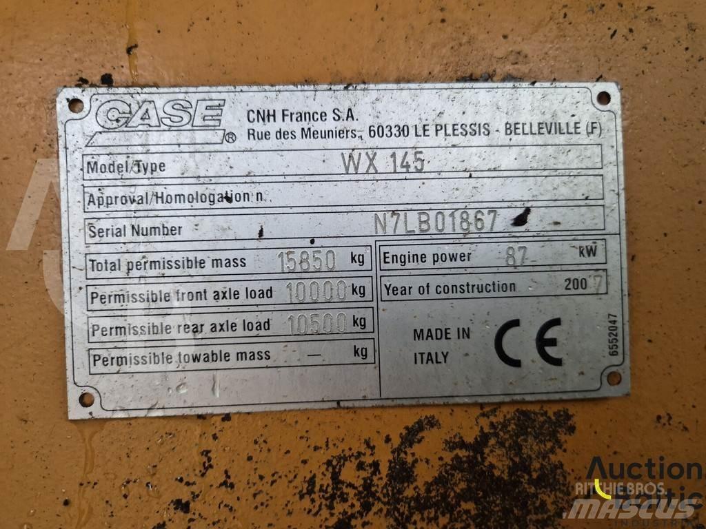 CASE WX 145 Escavatori gommati