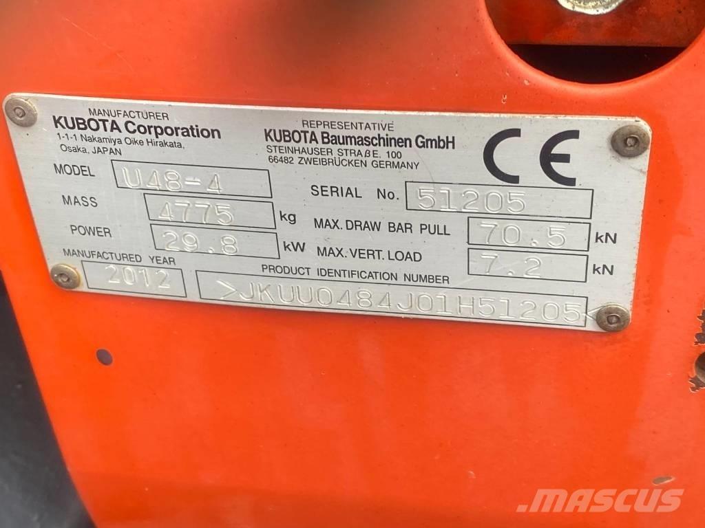Kubota U 48-4 Miniescavatori