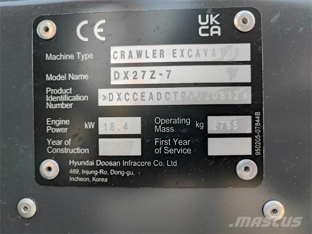 Develon DX27Z-7 Agricoltura - Altro