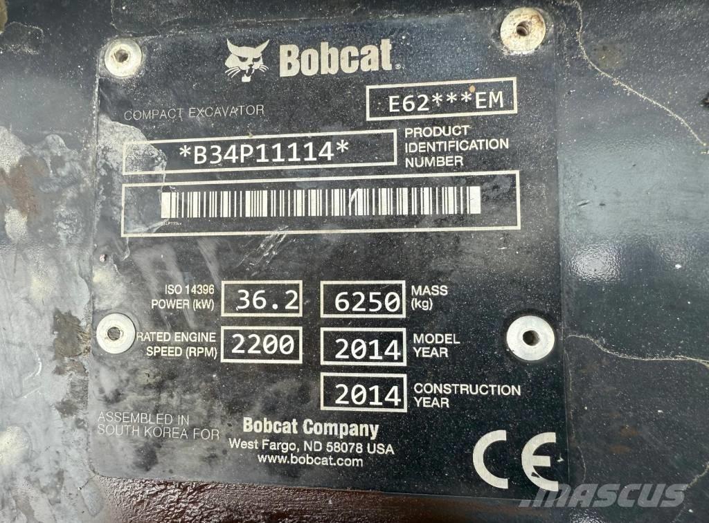 Bobcat E 62 Miniescavatori