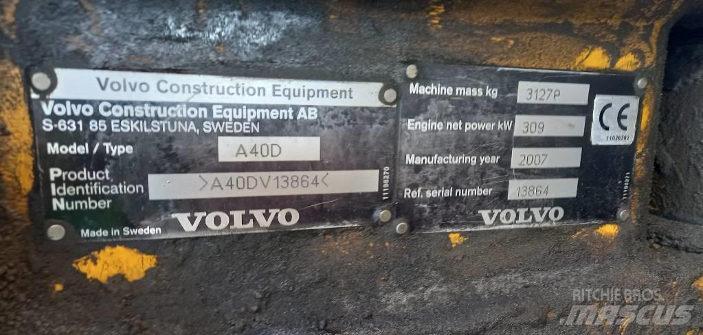 Volvo A 40 D Dumpers articolati