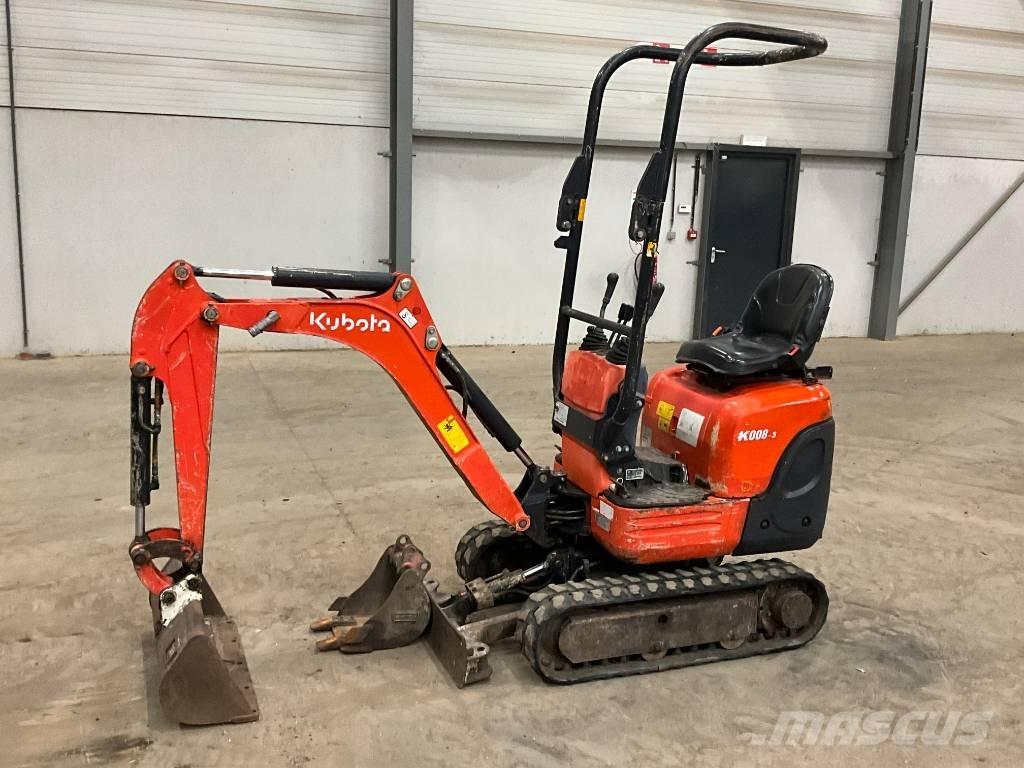 Kubota K 008-3 Miniescavatori