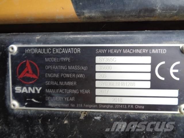 Sany SY 365 C Escavatori cingolati