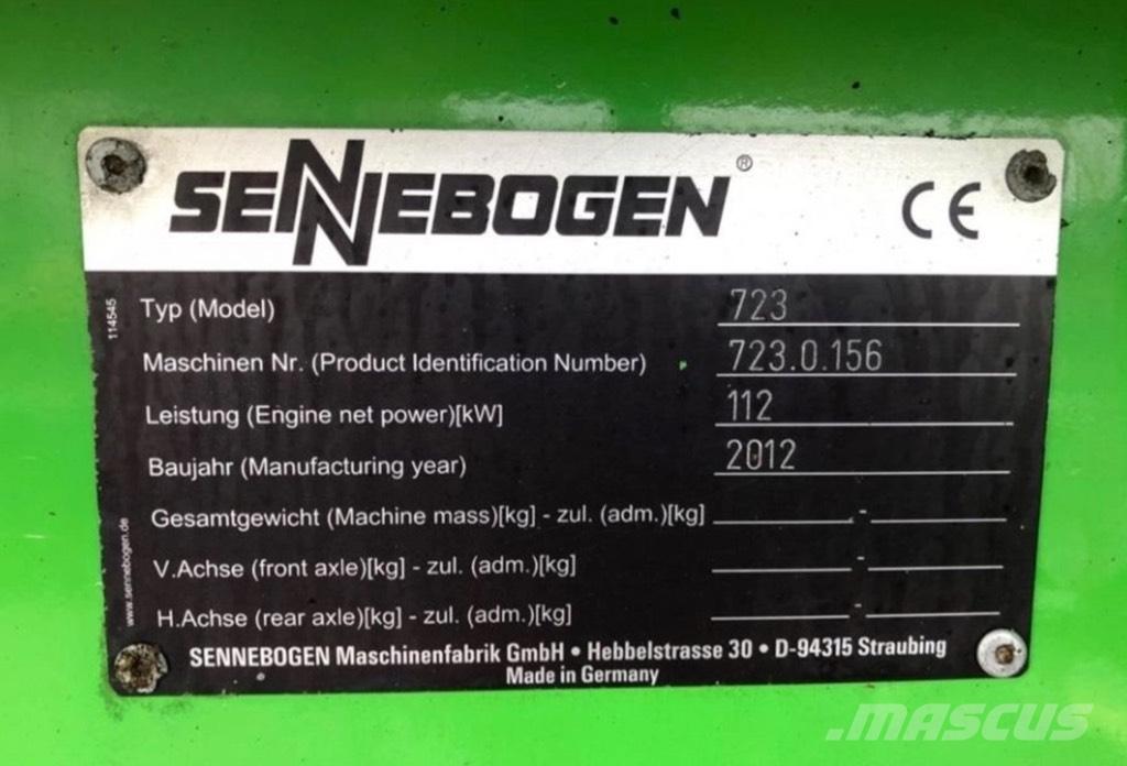 Sennebogen 723 Pale gommate